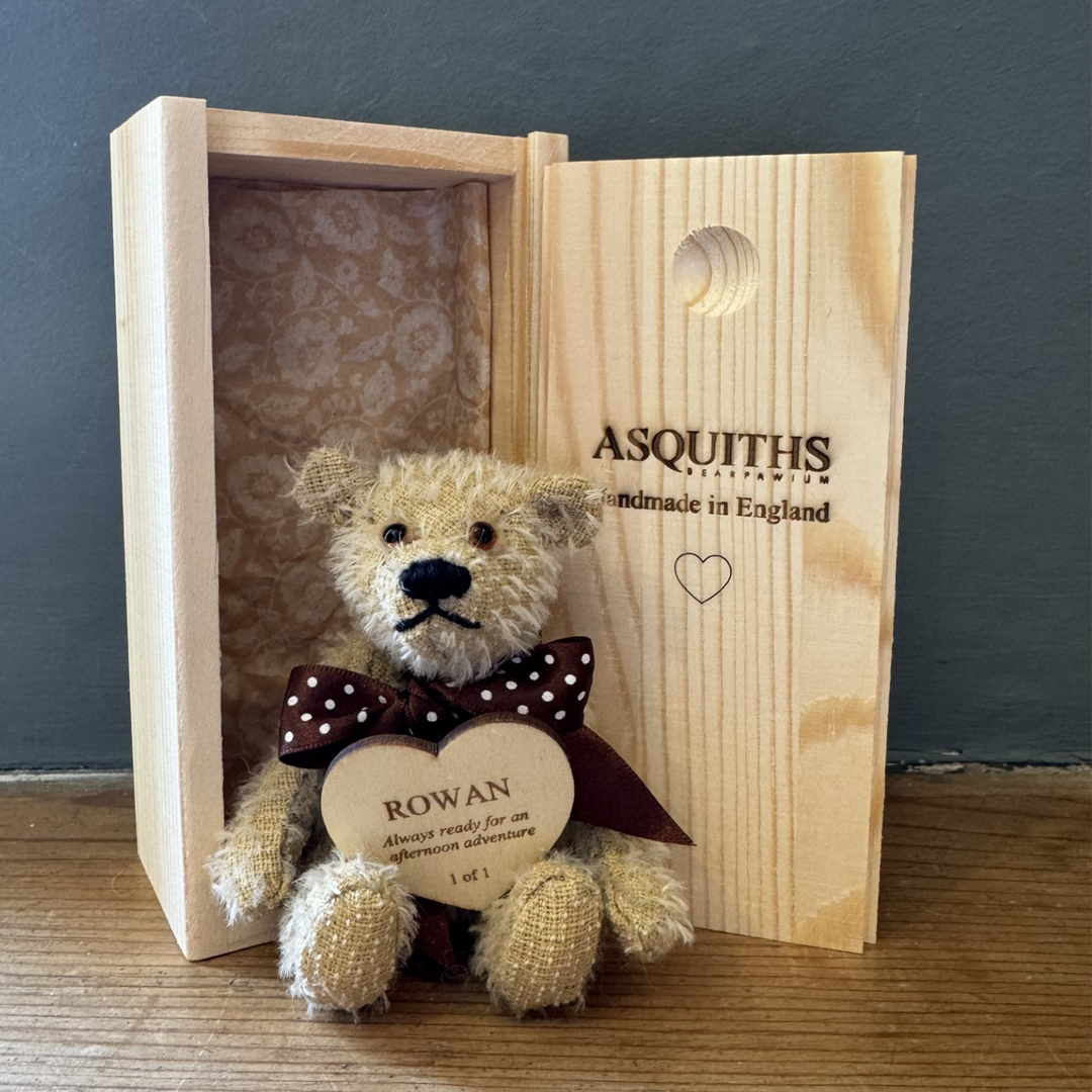 Rowan Handmade Mohair Teddy Bear | Asquiths Little Bear Collection