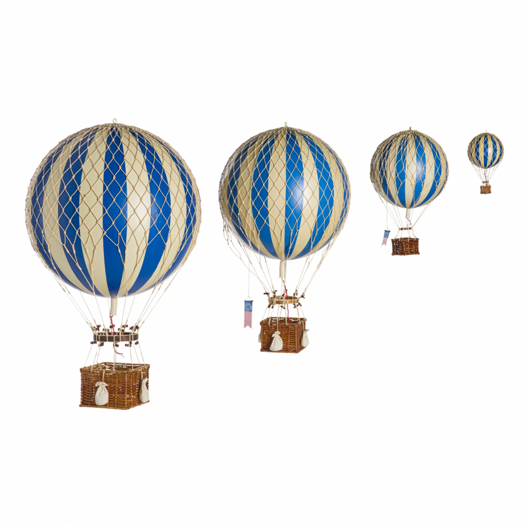 Royal Aero Hot Air Balloon Blue - 56cm