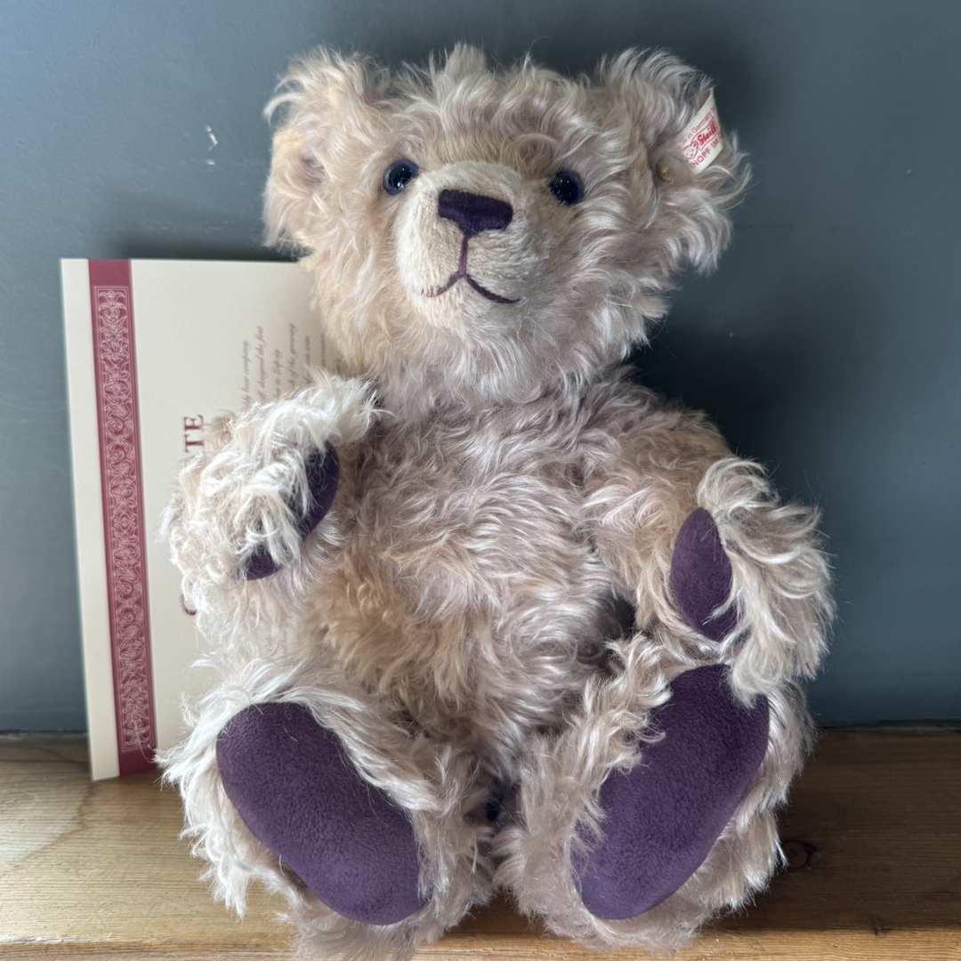 Steiff British Collectors' Lilac Teddy Bear 1999 | Limited Edition of 3,000 | Ref. 660047 | UK Exclusive
