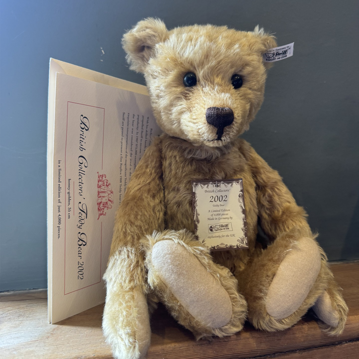 Steiff British Collectors' Teddy Bear 2002 | Ref. 660726 | 36cm Mohair Teddy Bear