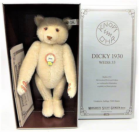●シュタイフ DICKY 1930 Replica 26000 Steiff Dicky 1930 Replica - Asquiths Timeless Treasures Collection