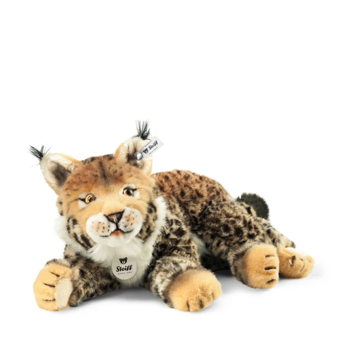 Steiff Mizzy Lynx | 35cm Soft Plush Lynx Toy