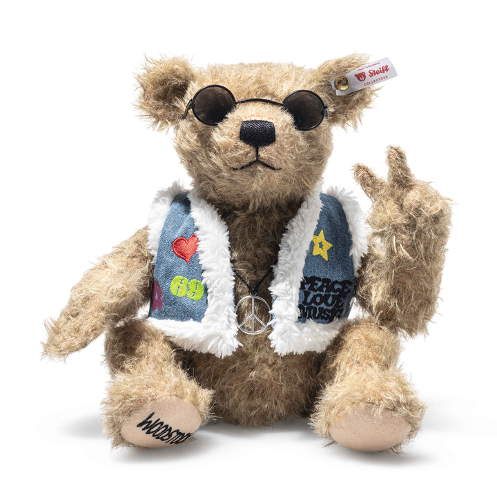 Steiff Rocks! Woodstock Teddy Bear – Limited Edition 1969