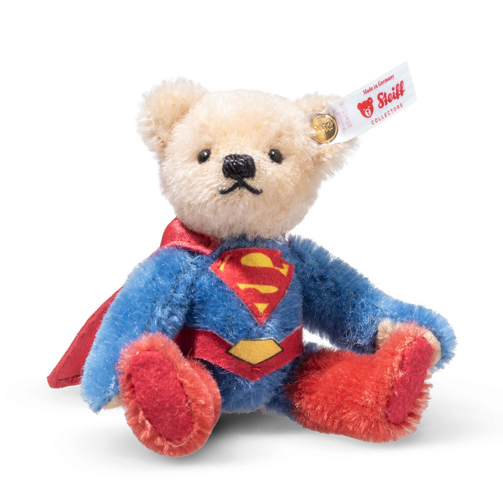 Steiff Superman Mini Teddy Bear | 10cm Limited Edition of 1,938