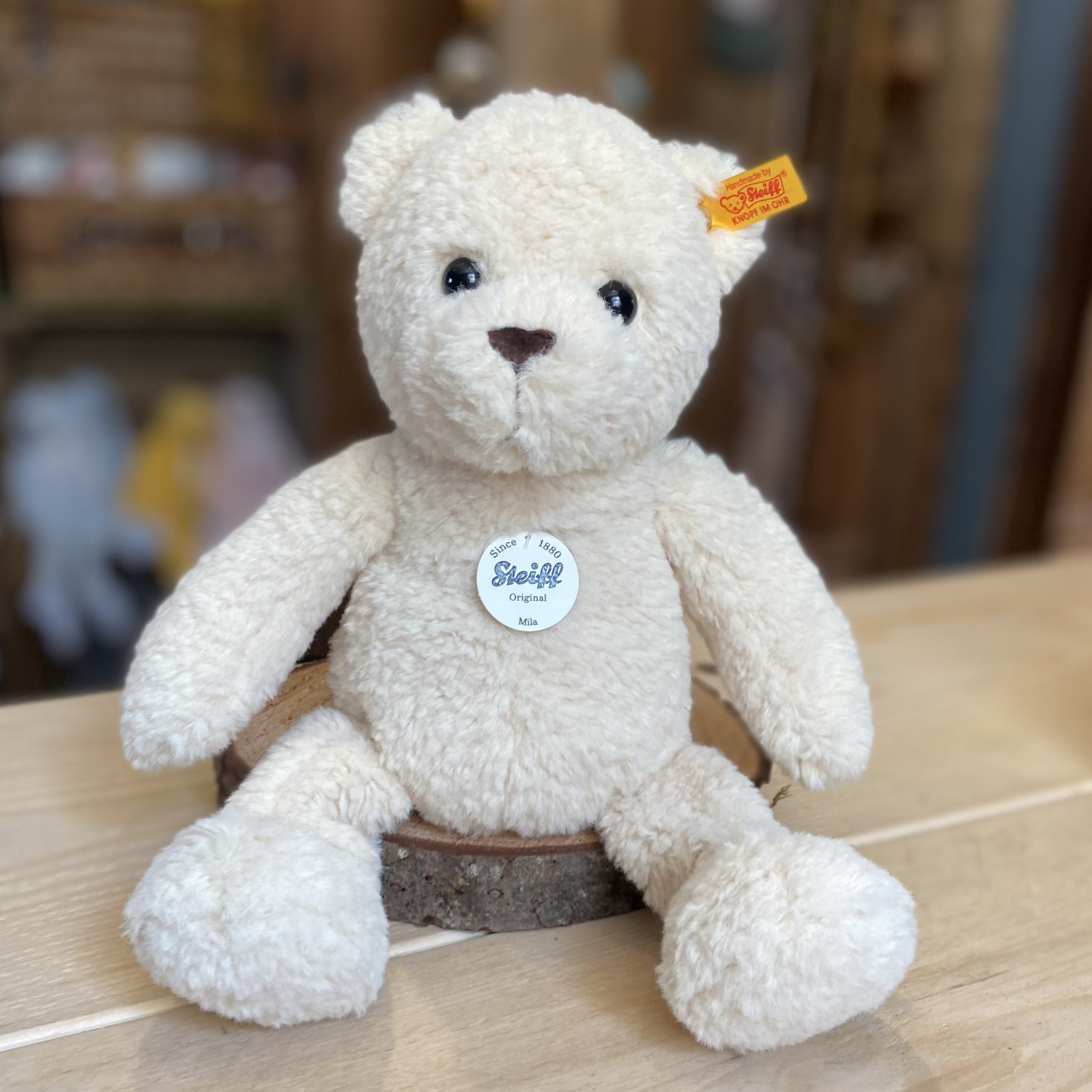 Steiff Mila Teddy Bear with Winter Jacket - Goviers of Sidmouth