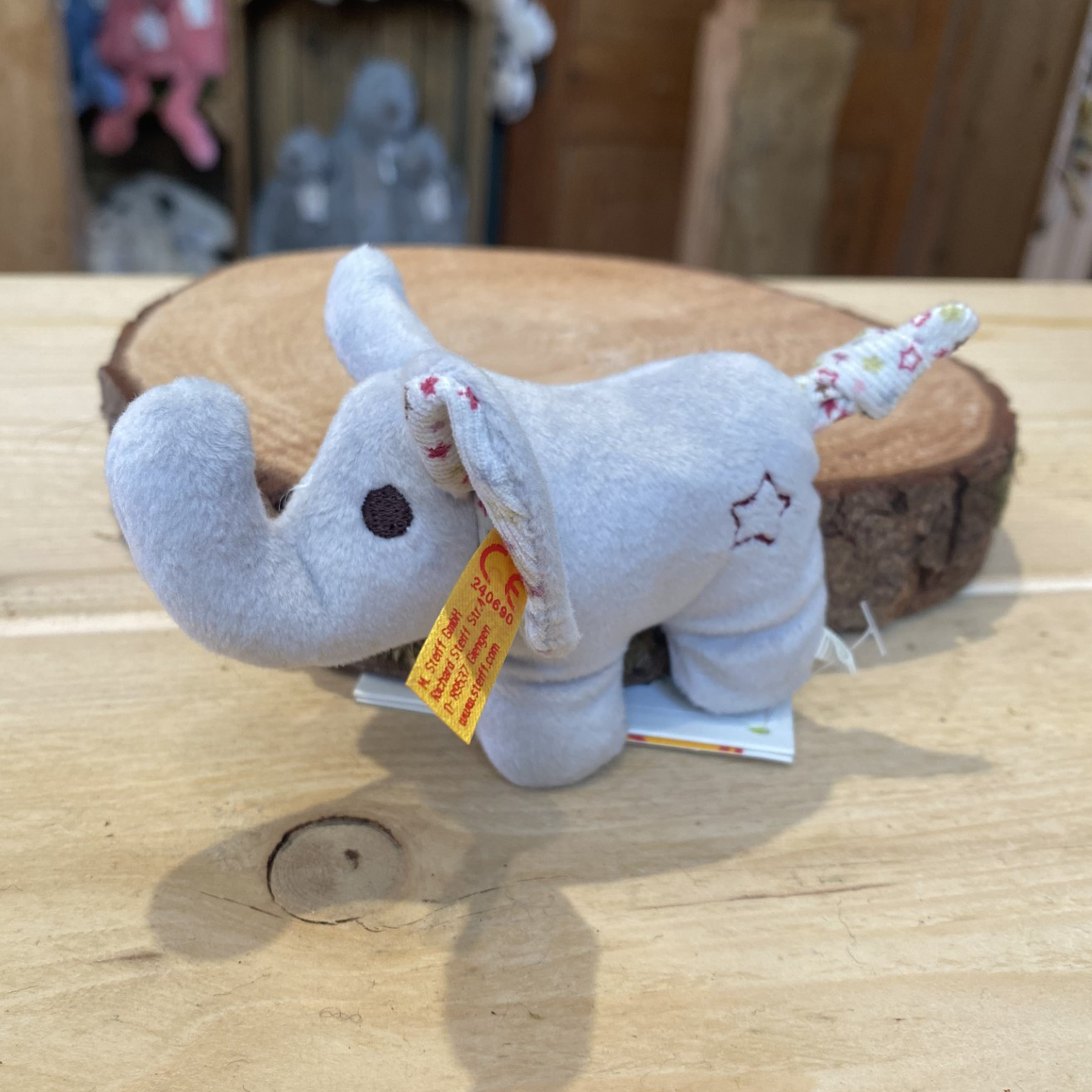 Steiff blue elephant sales