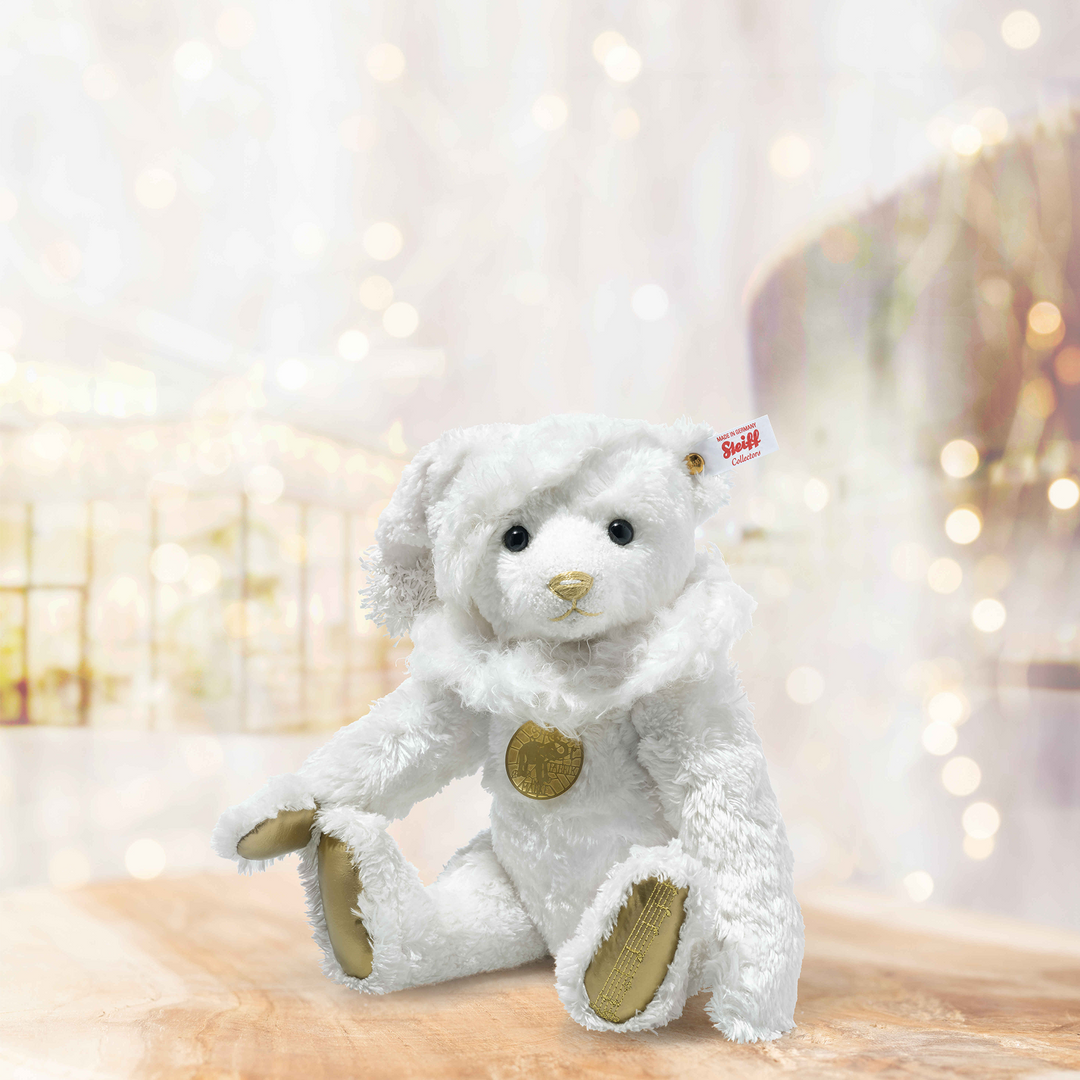 Steiff Teddies for tomorrow White Christmas Teddy bear