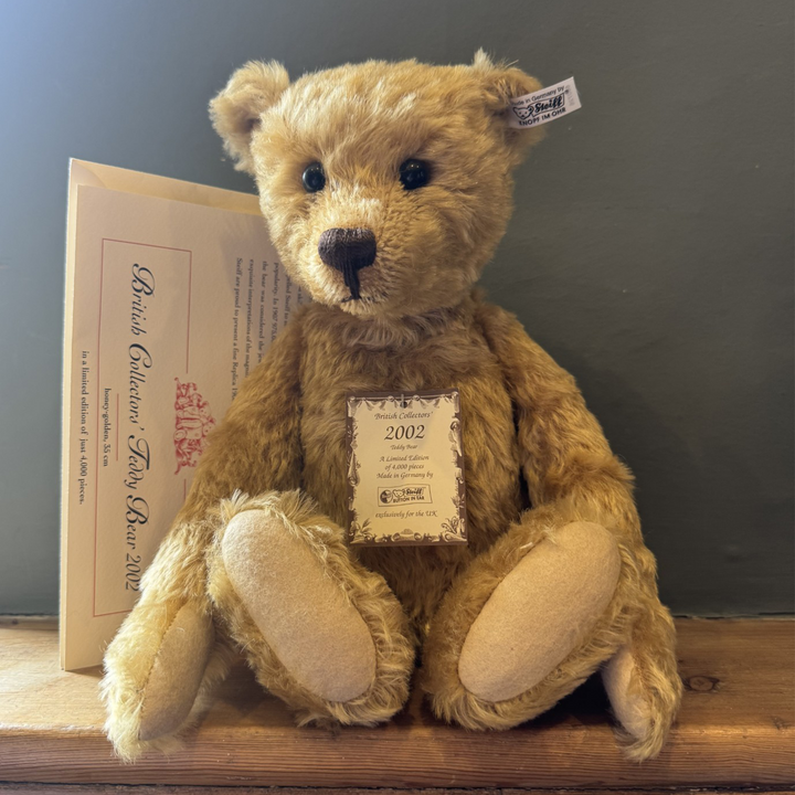 Steiff British Collectors' Teddy Bear 2002 | Ref. 660726 | 36cm Mohair Teddy Bear