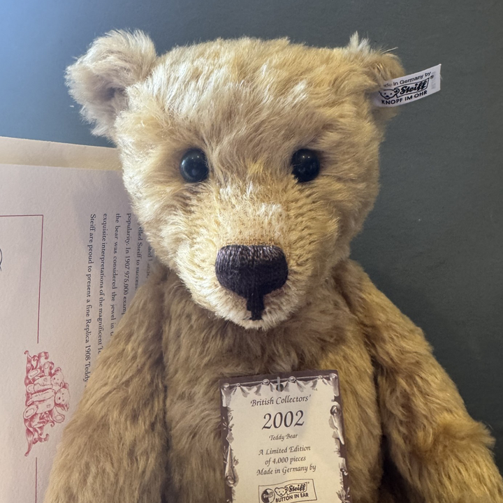 Steiff British Collectors' Teddy Bear 2002 | Ref. 660726 | 36cm Mohair Teddy Bear