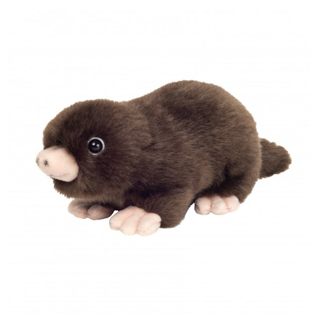 Teddy Hermann Mole Soft Toy 17cm – Premium Plush Woodland Animal with Recycled Filling