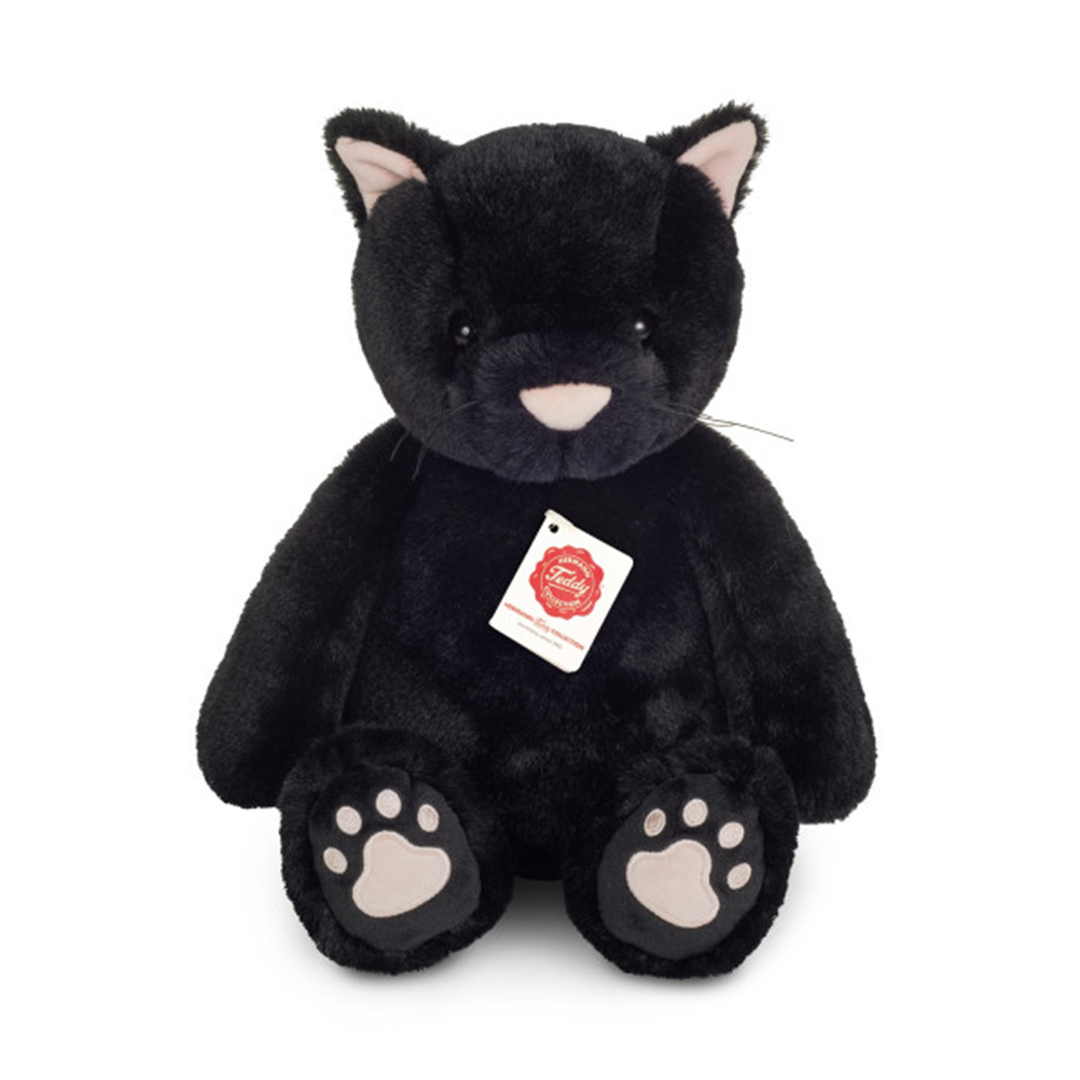 Teddy Hermann Tilly Black Cat | 35cm Soft Plush Cat Toy