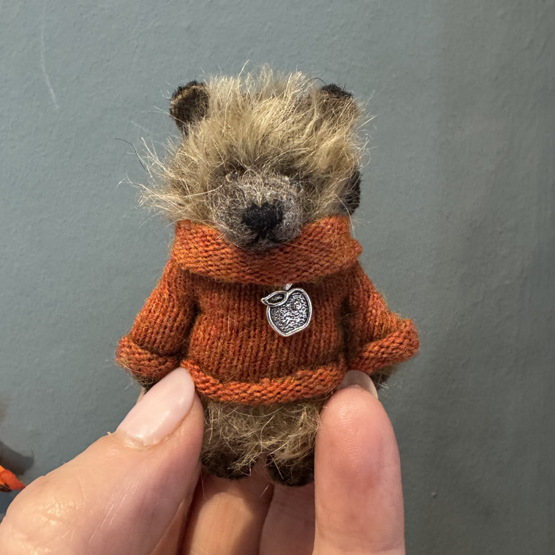 Teddy & Max Henry | 7cm Handmade Mohair Teddy Bear Brooch