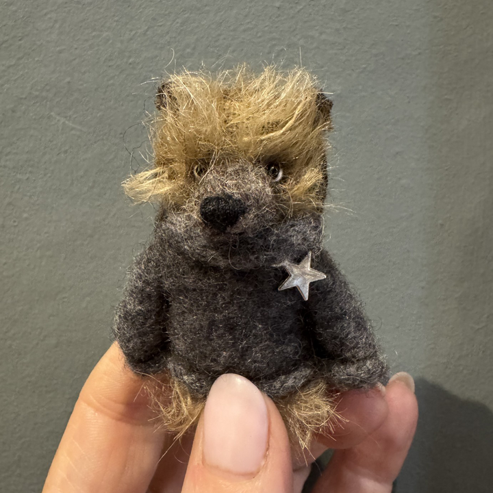 Teddy & Max William | 9cm Handmade Mohair Teddy Bear Brooch