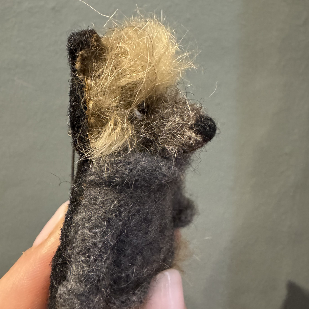 Teddy & Max William | 9cm Handmade Mohair Teddy Bear Brooch