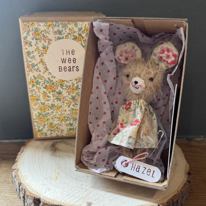 The Wee Bears Hazel | Handmade Mohair Bear | Asquiths