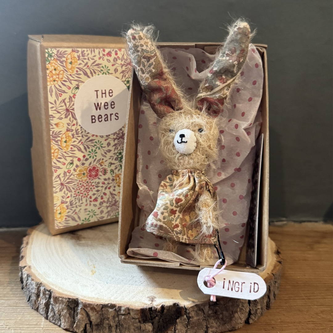 The Wee Bears - Ingrid | Handmade Mohair Bear | Asquiths