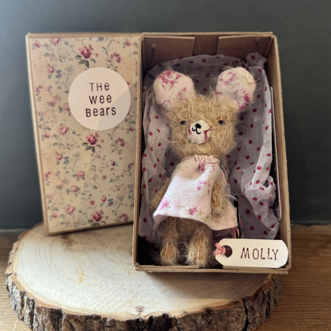The Wee Bears - Molly | Handmade Mohair Bear | Asquiths