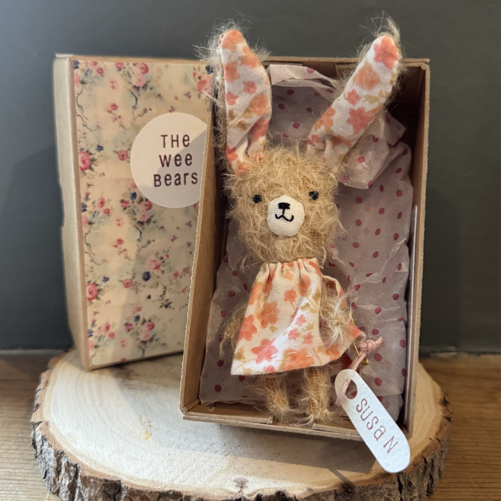 The Wee Bears - Susan | Handmade Mohair Bear | Asquiths