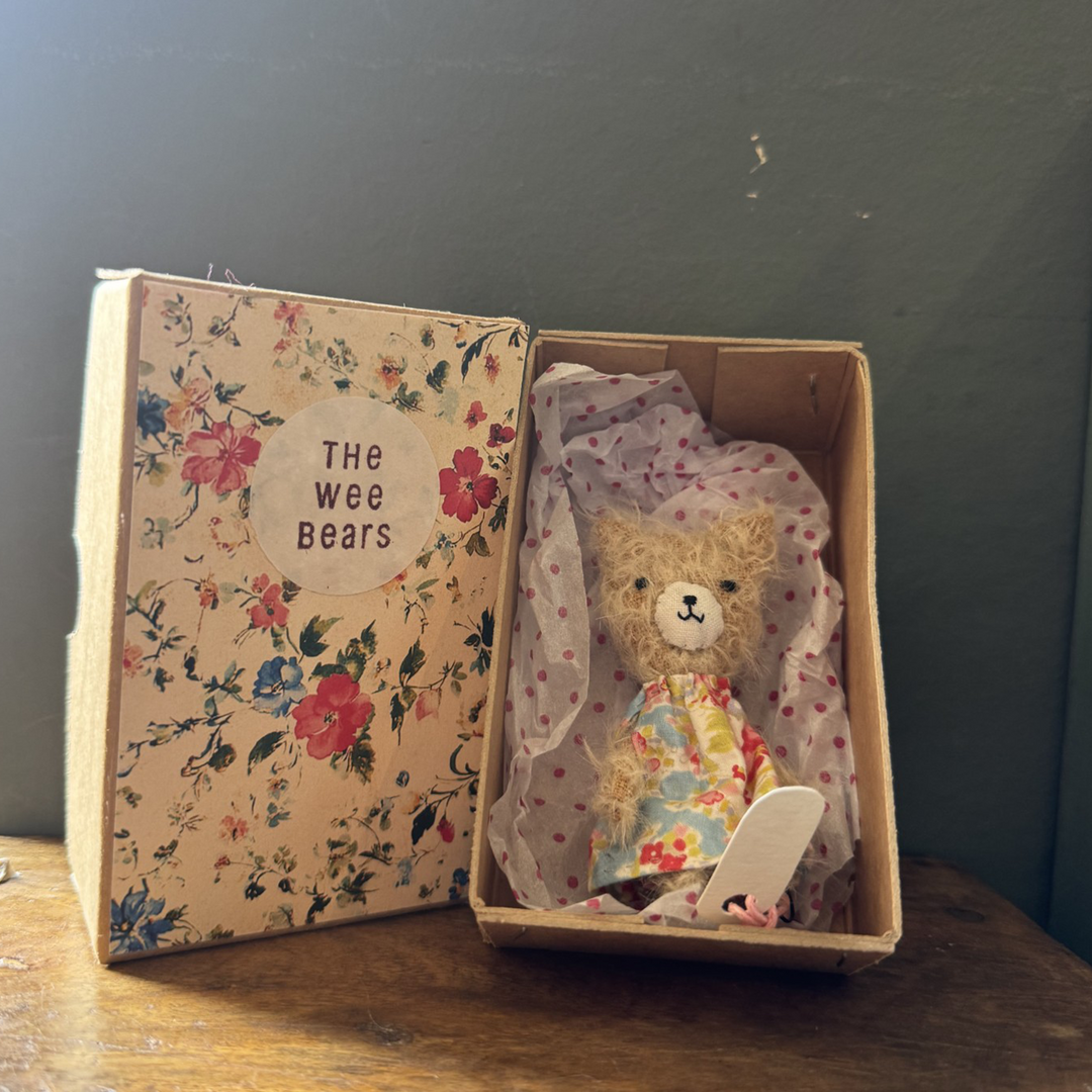 The Wee Bears - Evelyn | Handmade Mohair Bear | Asquiths