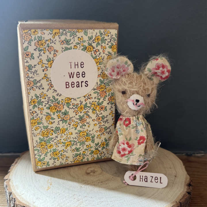 The Wee Bears Hazel | Handmade Mohair Bear | Asquiths