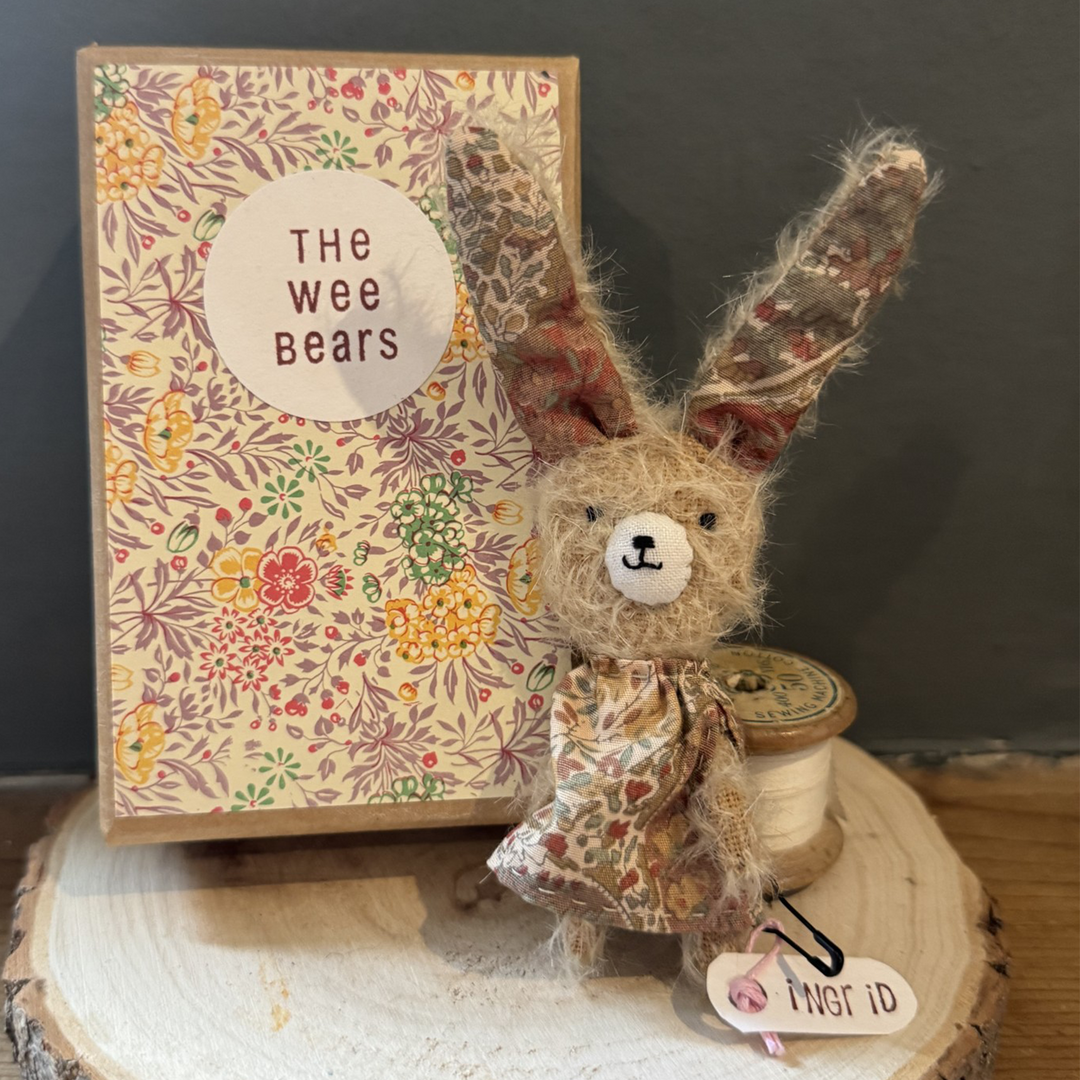 The Wee Bears - Ingrid | Handmade Mohair Bear | Asquiths
