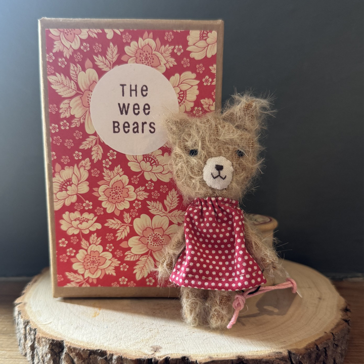 The Wee Bears Jennifer | Handmade Mohair Bear | Asquiths