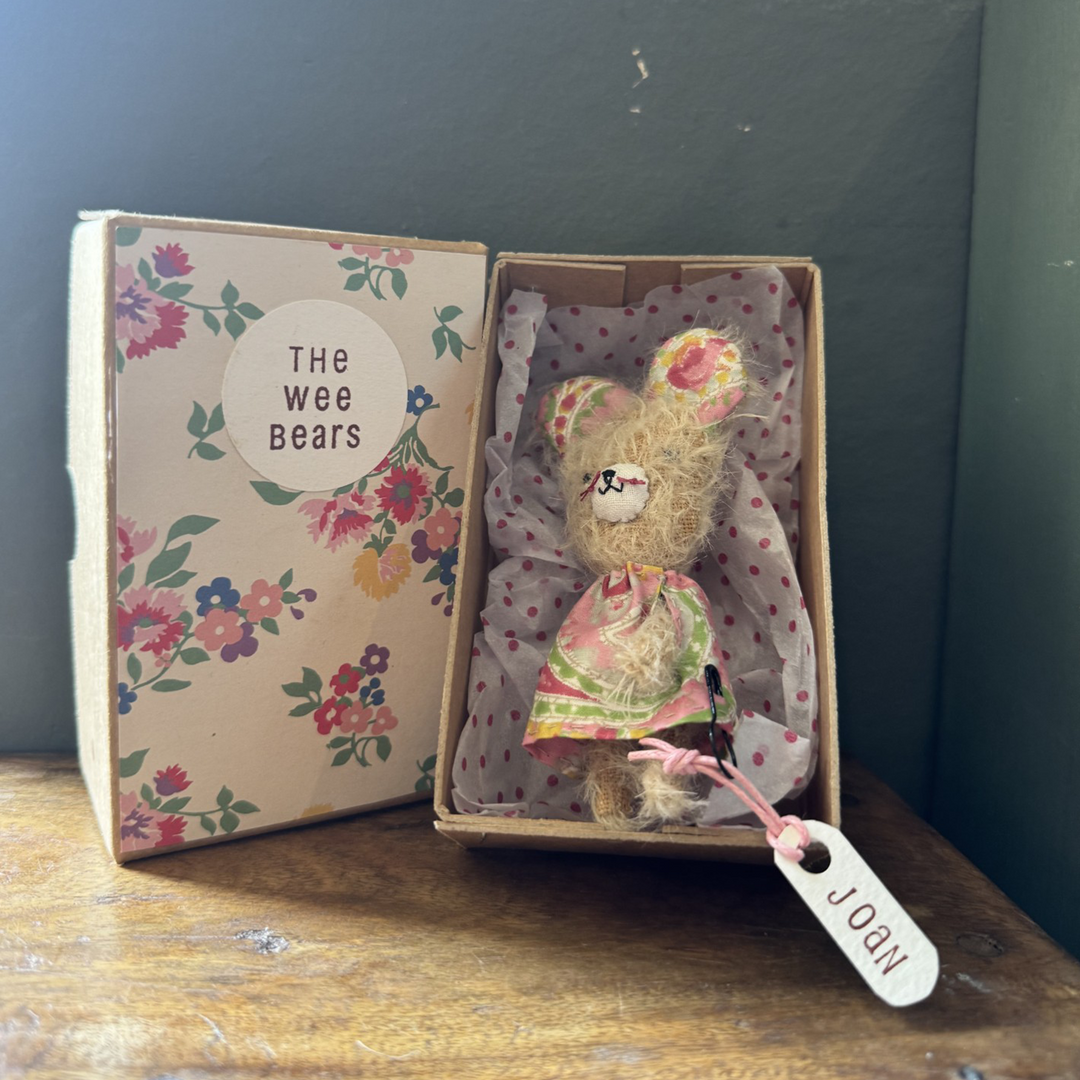 The Wee Bears - Joan | Handmade Mohair Bear | Asquiths