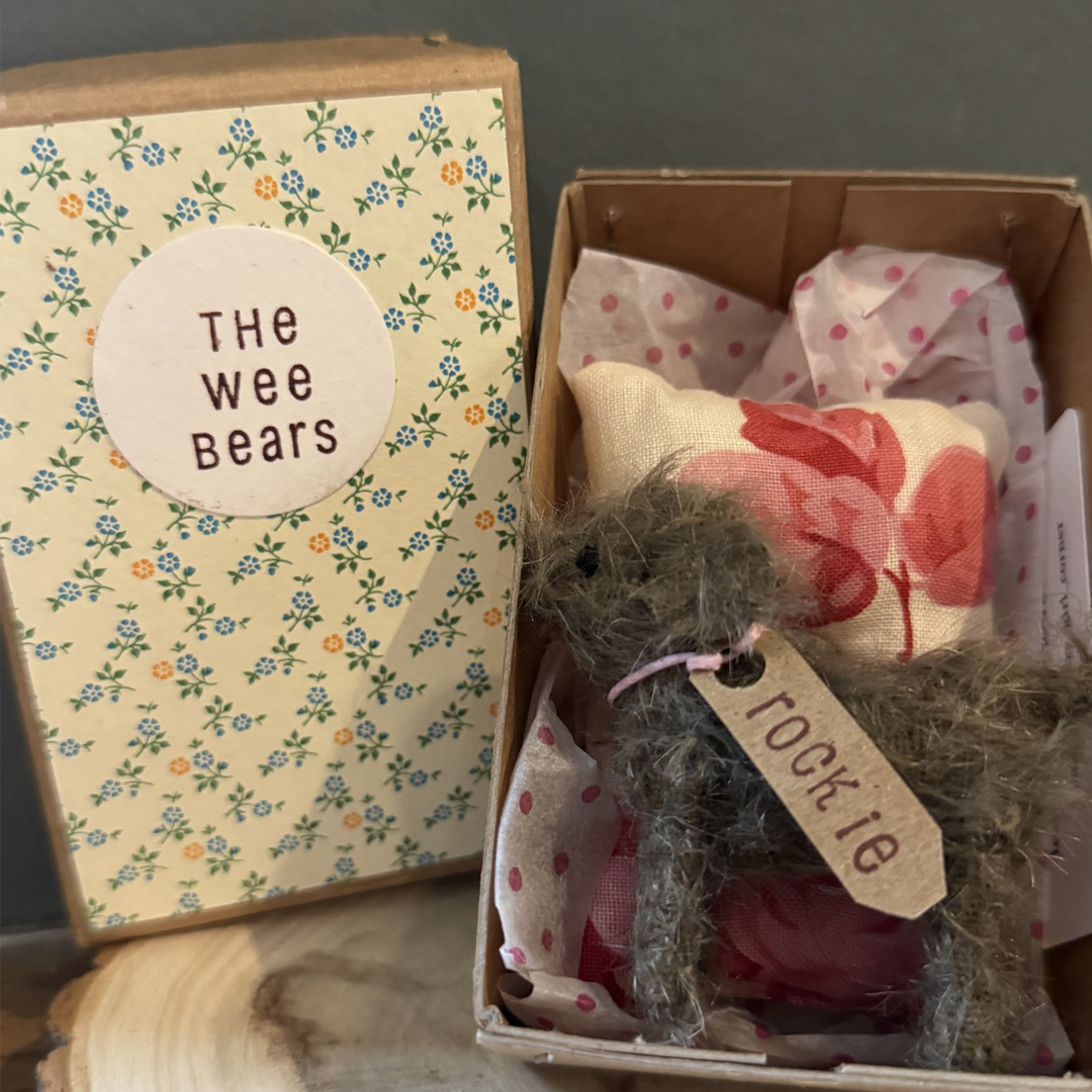 The Wee Bears - Rockie | Handmade Mohair Bear | Asquiths