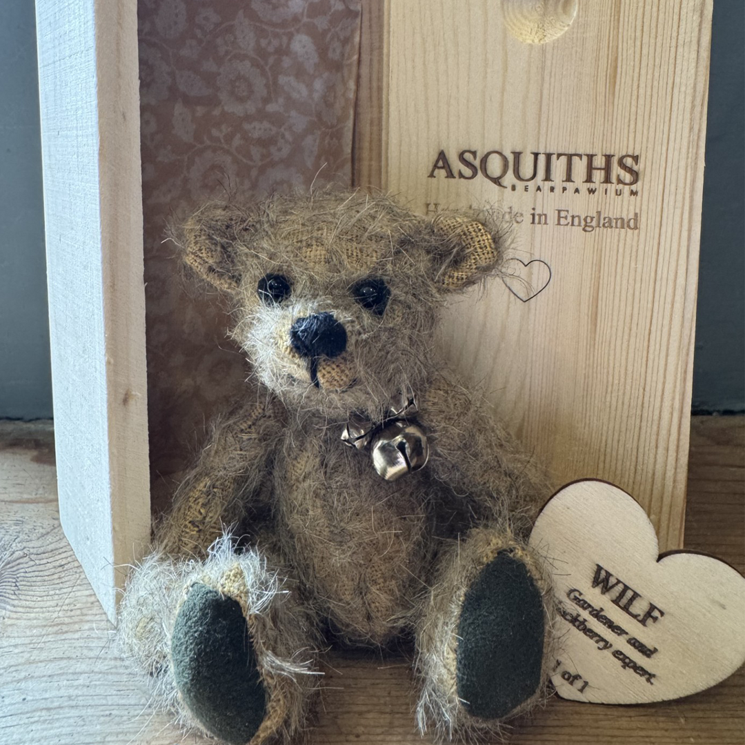 Wilf Handmade Mohair Teddy Bear | Asquiths Little Bear Collection