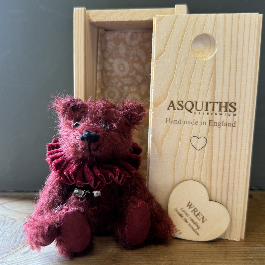Wren Handmade Mohair Teddy Bear | Asquiths Little Bear Collection