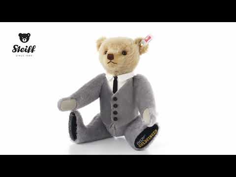 Steiff James Bond Goldfinger 60th Anniversary musical Teddy bear