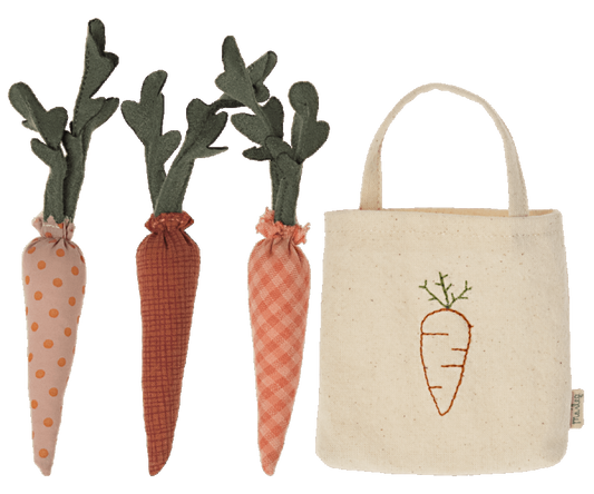 Maileg Carrots In Shopping Bag