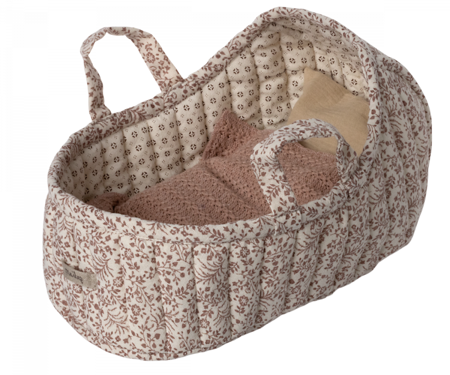 Maileg Large Carry Cot - Off White