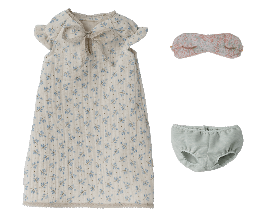 Maileg Maxi Mouse - Nightgown Set
