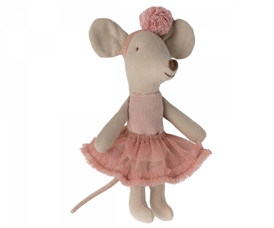 Maileg Ballerina Mouse - Rose Little Sister