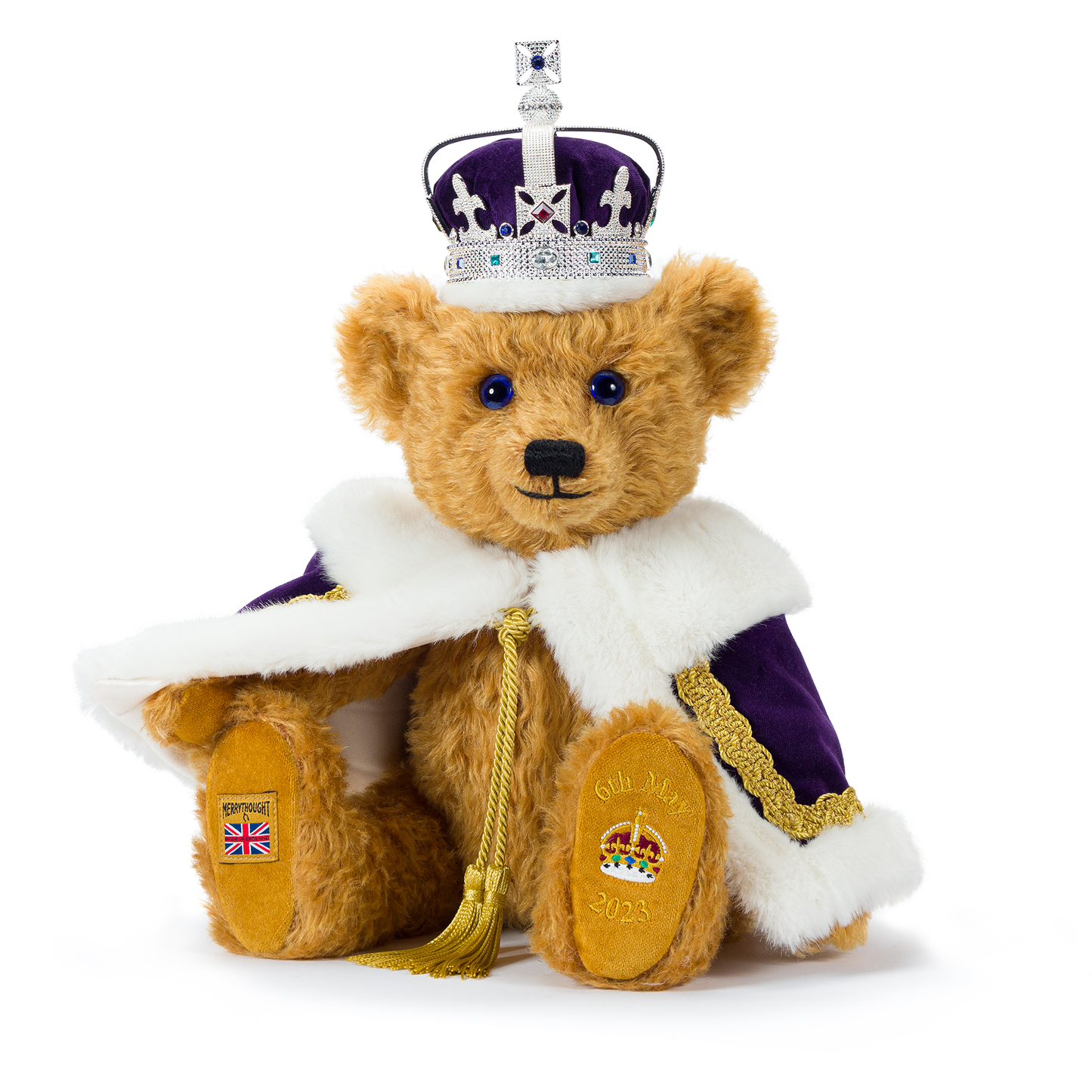 Merrythought King Charles III Coronation Commemorative Teddy Bear