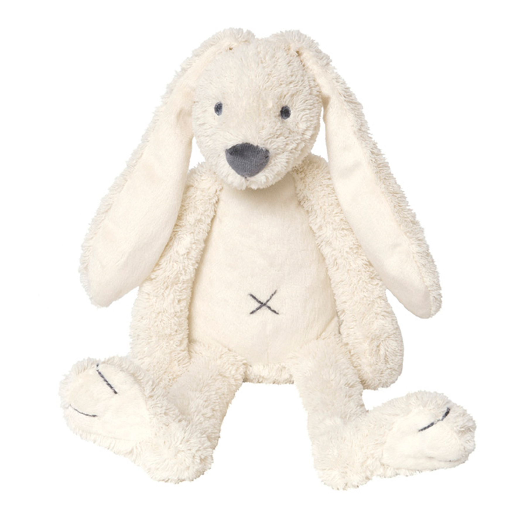 Richie Rabbit is a gorgeous, very soft toy rabbit in a lovely pale ivory colour. Suitable from birth.