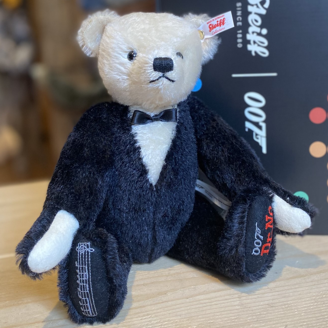 Steiff James Bond Dr No MUSICAL Bear Limited Edition